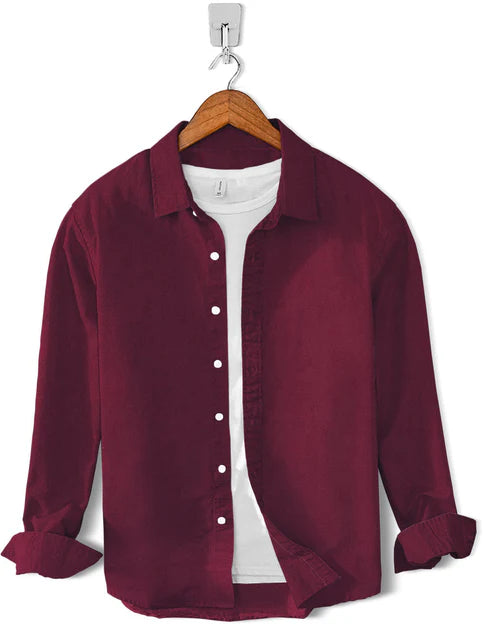 Chambray Cotton-Solid Black