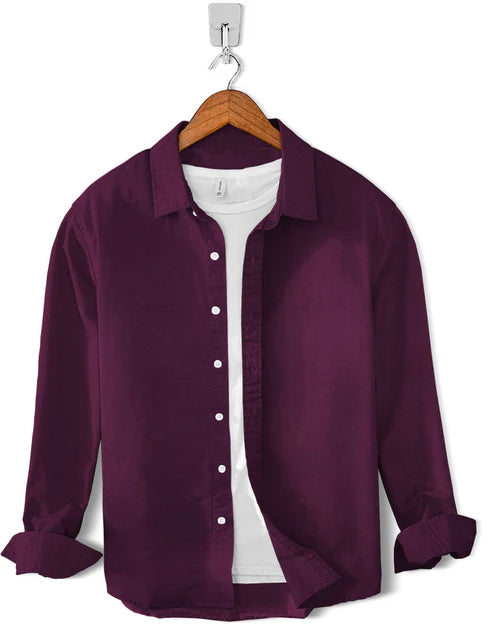 Chambray Cotton-Solid Black