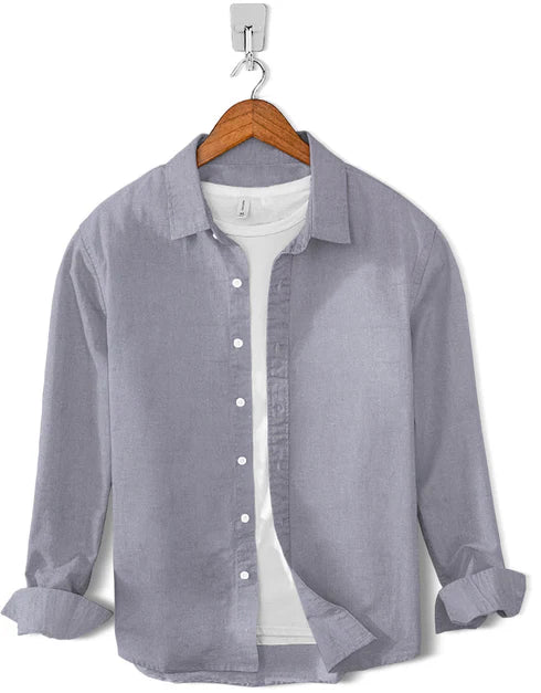 Chambray Cotton-Solid Black